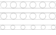 Letter O Tracing Cut Out Stock Images Pictures Alamy