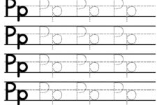 Letter P Tracing Worksheet Free Printables Teach Prints