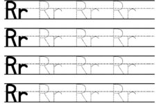 Letter R Tracing Worksheet Free Printables Teach Prints