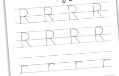 Letter R Tracing Worksheets Free Nature Inspired Learning