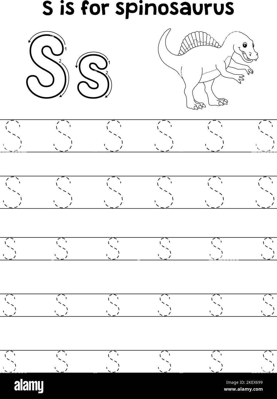 Letter S Tracing Hi res Stock Photography And Images Alamy