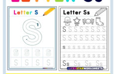 Letter S Tracing Worksheets Superstar Worksheets