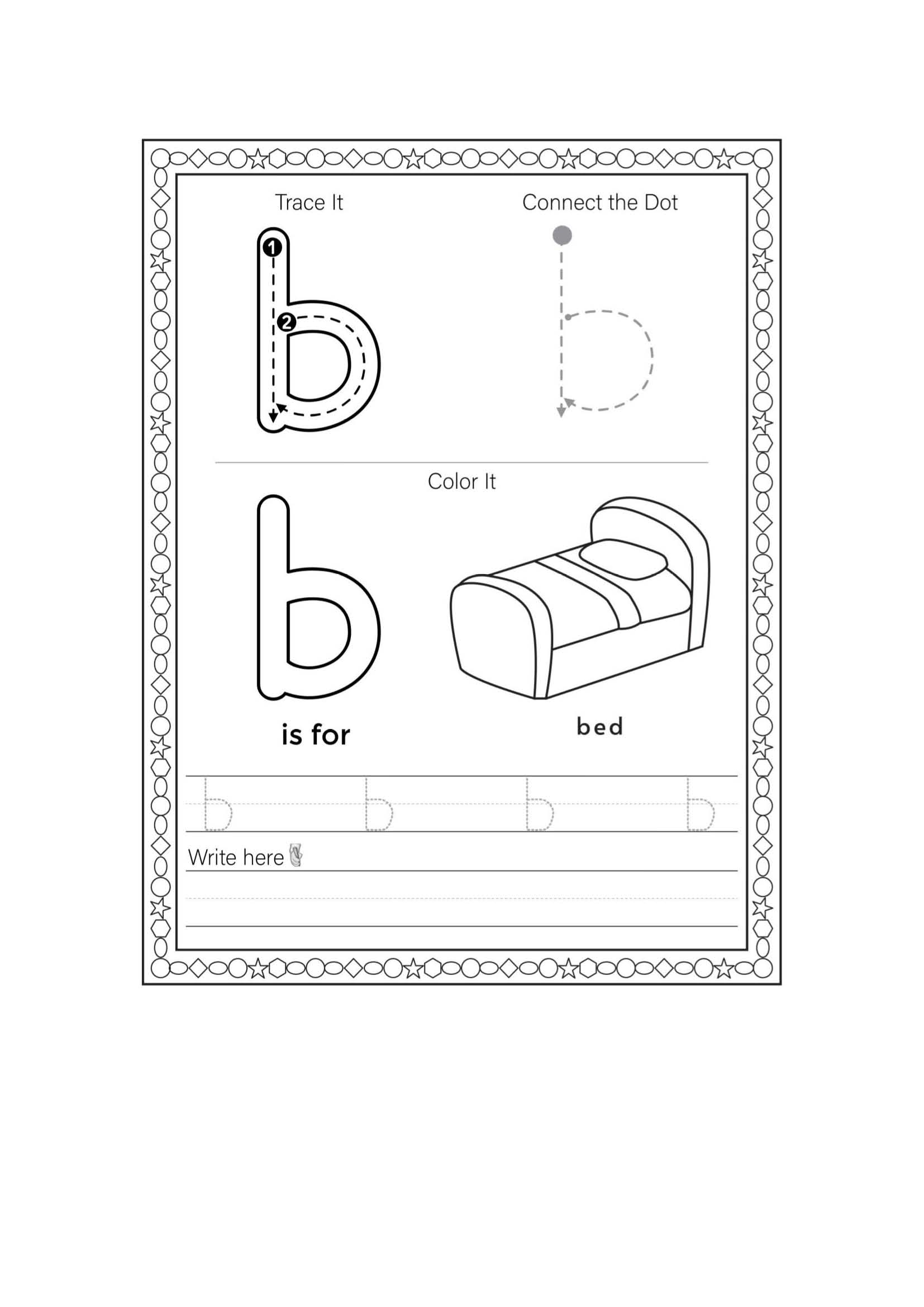Letter Tracing And Coloring Worksheet For Preschoolers Practice Writing Letters Made By Teachers