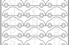 Letter Tracing Worksheet Car FREE Printable Worksheets Worksheetfun