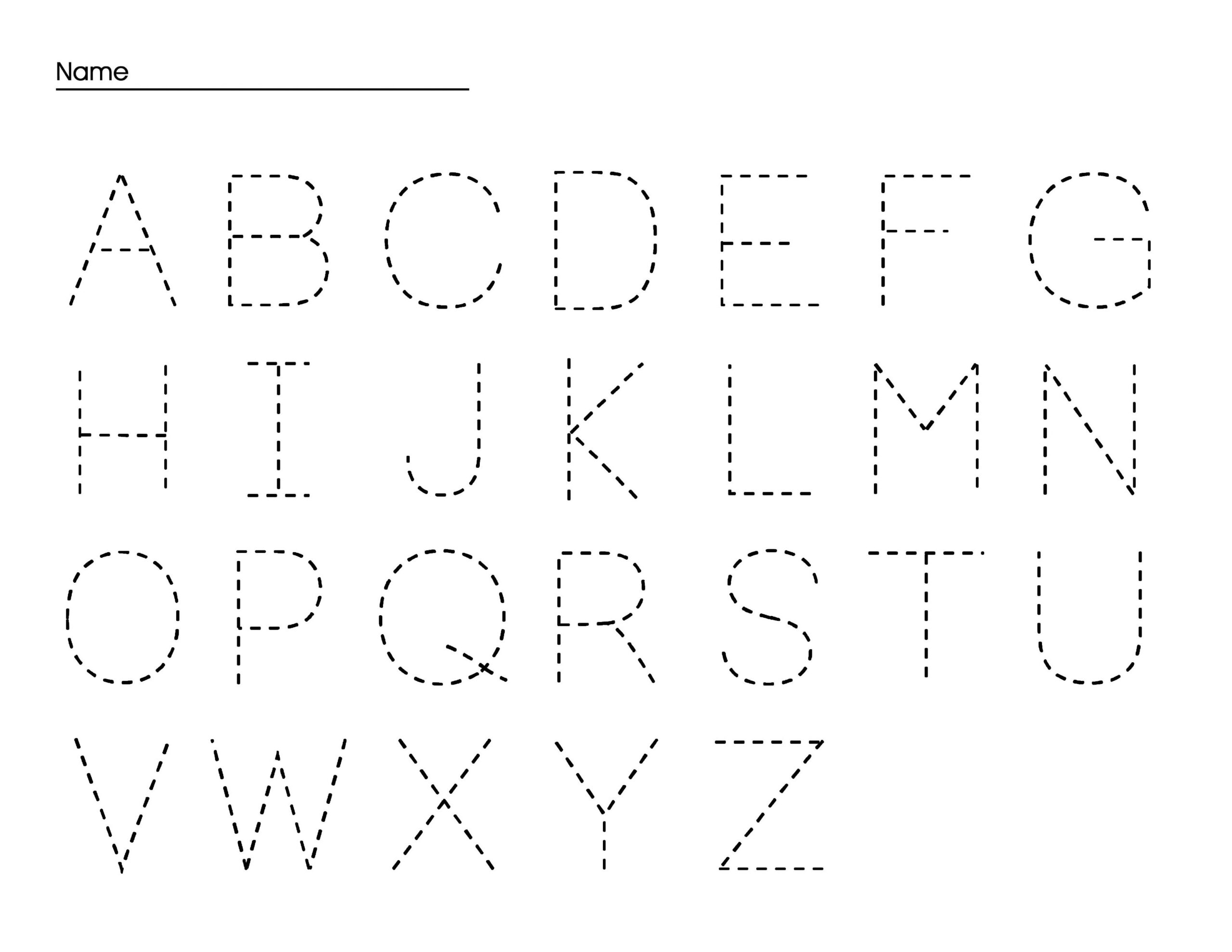 Letter Tracing Worksheets Free Printable Preschool Worksheets Worksheets Library