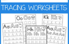Letter Tracing Worksheets Fun With Mama