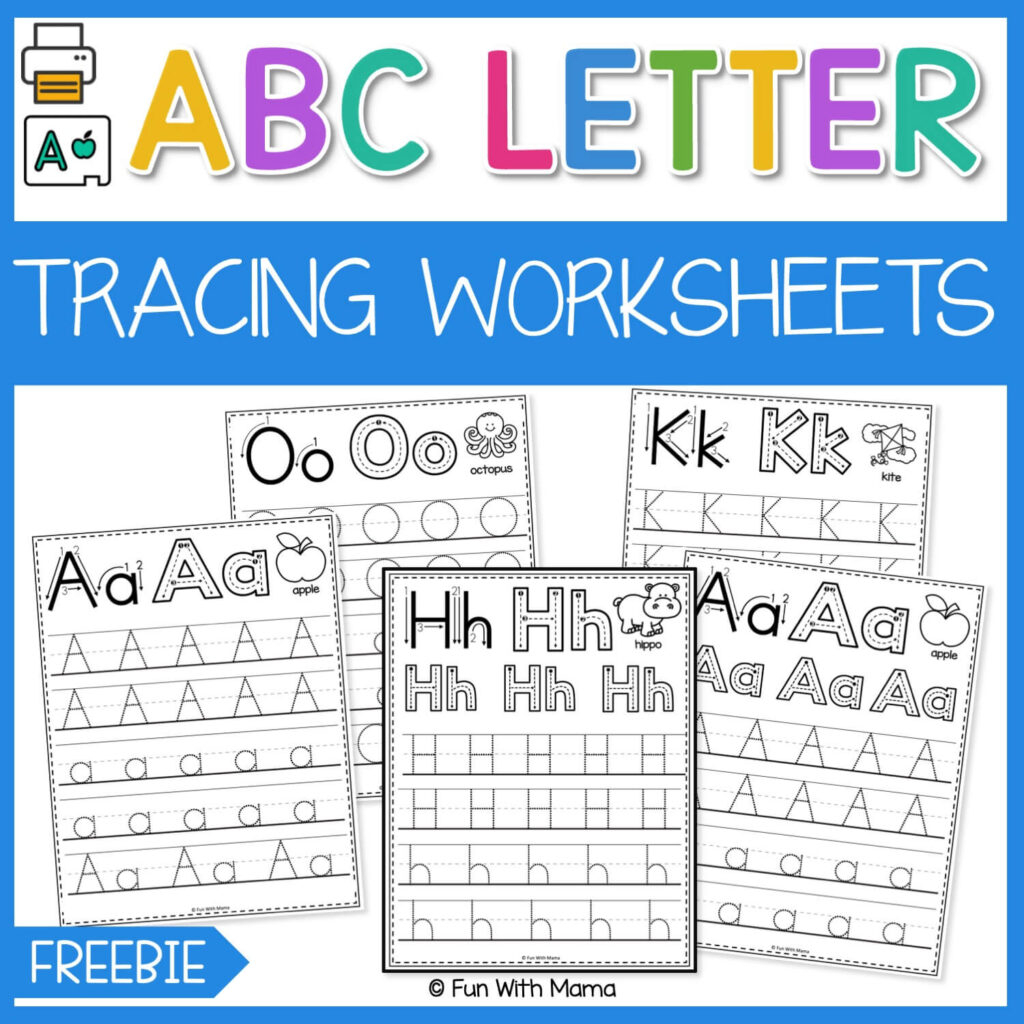 Combination Tracing Writing Letter Worksheet Printables