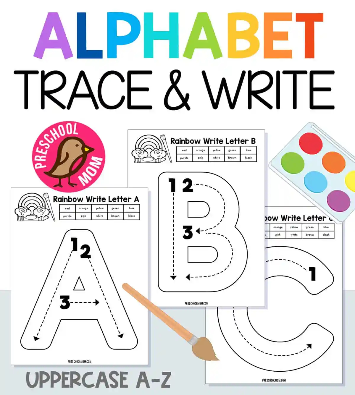 Abc Letter Tracing Worksheets Free