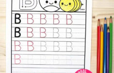 Letter Tracing Worksheets Preschool Mom