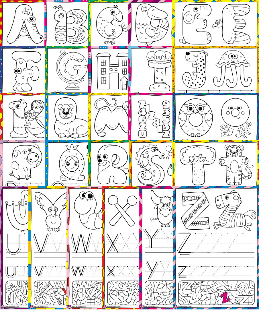 Letter Tracing Worksheets TeachersMag