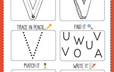 Letter V Worksheet