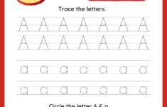 Letters Tracing Worksheets A To Z For Preschoolers