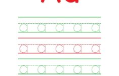 Lowercase a Tracing Worksheet Printables 4 Different Pages