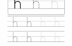 Lowercase Letter h Tracing Worksheet Doozy Moo