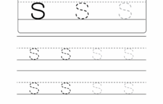Lowercase Letter s Tracing Worksheet Doozy Moo