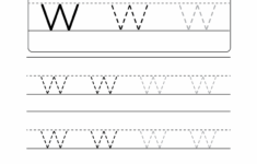 Lowercase Letter w Tracing Worksheet Doozy Moo