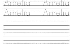 Name Tracing Worksheets Printable