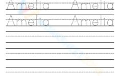 Name Tracing Worksheets Printable