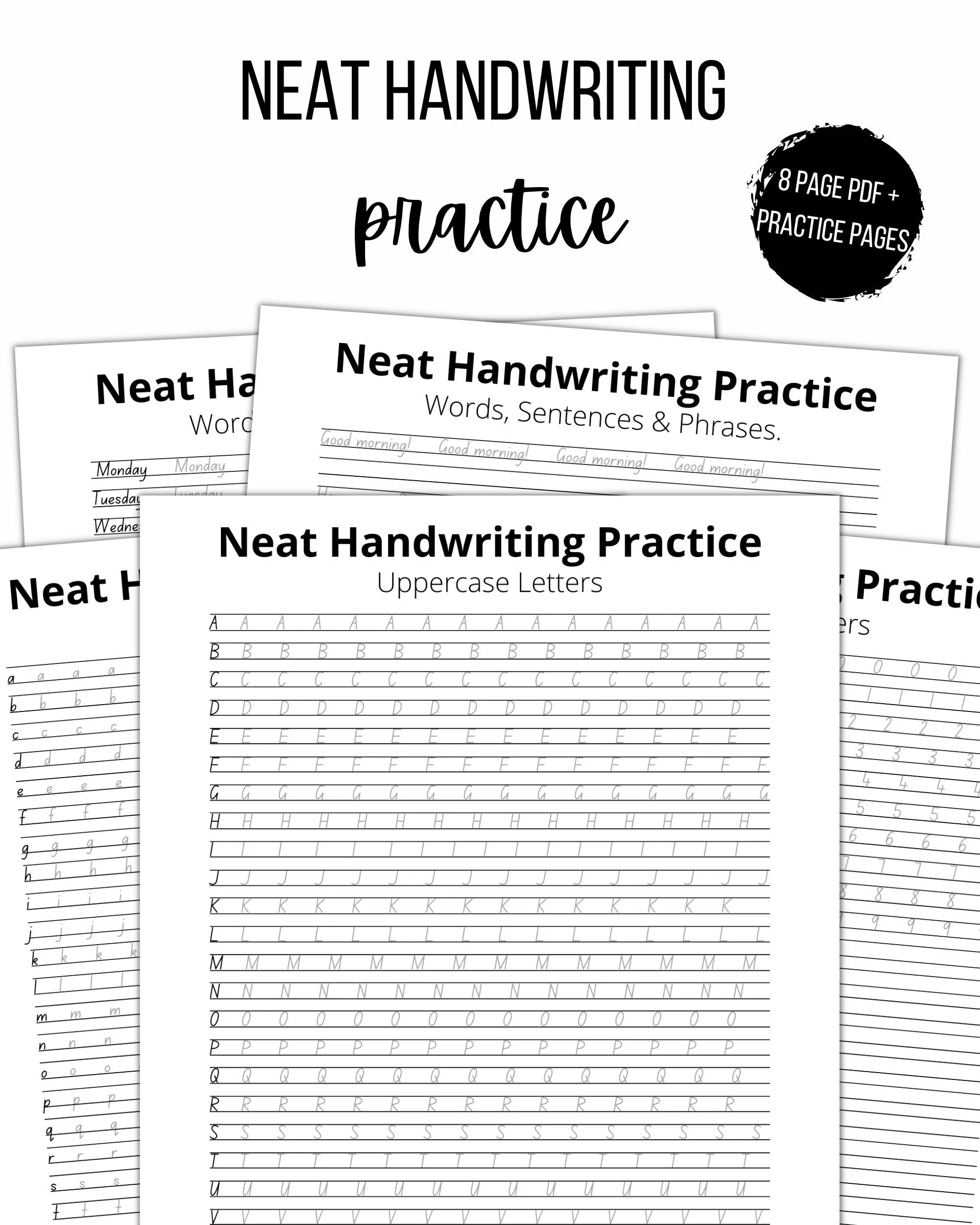 Adult Letter Tracing Worksheets