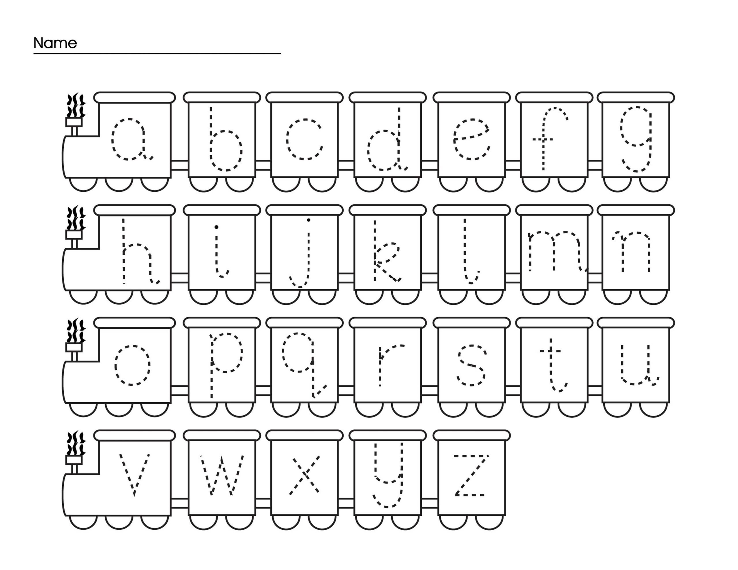 Preschool Tracing Worksheets Coloring Pages