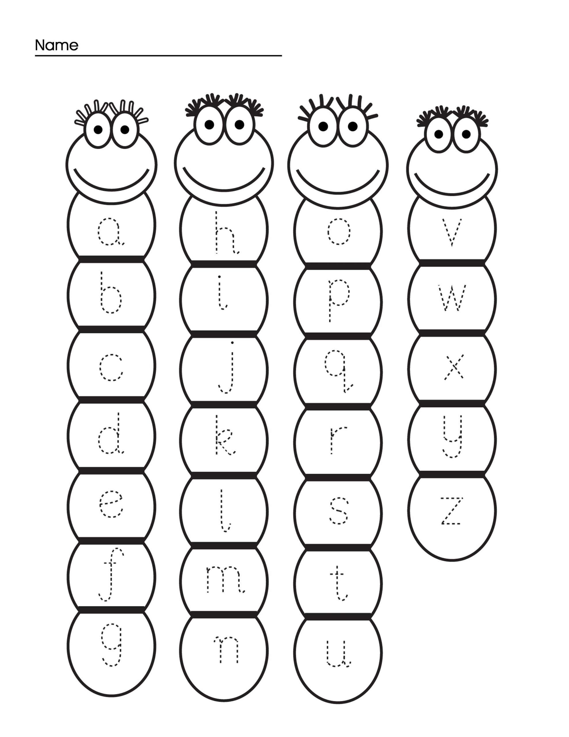 Preschool Tracing Worksheets Coloring Pages