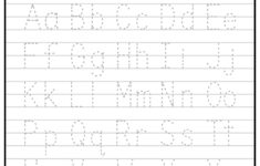 Printable A Z Letter Tracing Worksheet Capital And Lowercase Alphabetical Letter Tracing ages 3 7 KG1 To Grade 2 Etsy Denmark