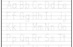 Printable A Z Letter Tracing Worksheet Capital And Lowercase Alphabetical Letter Tracing ages 3 7 KG1 To Grade 2 Etsy Israel