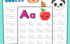 Printable Alphabet Tracing Worksheet For Kindergarten