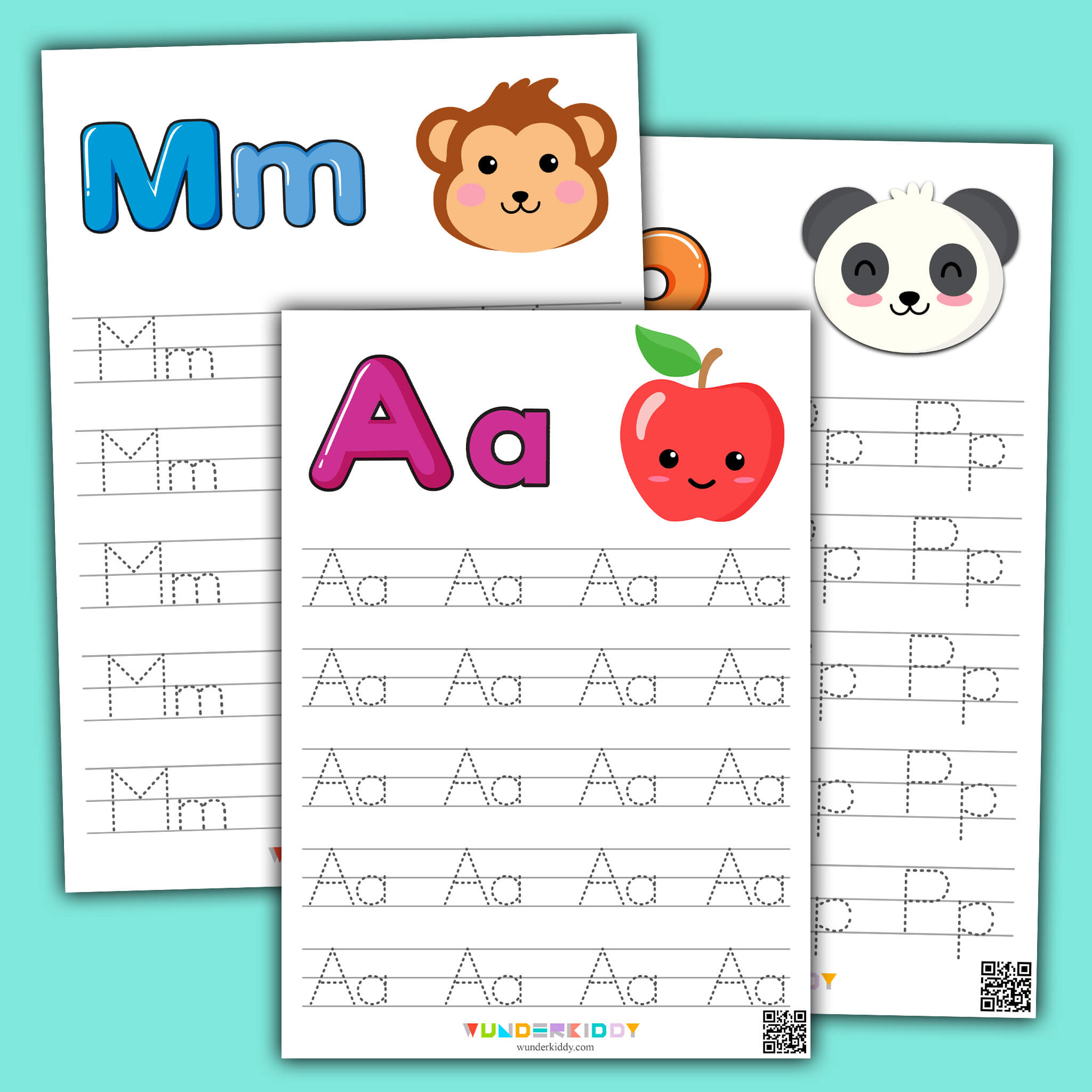 Tracing Letter A Worksheets For Preschoolers