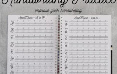 Printable Handwriting Practice Sheets For Adult Cute Handwriting Practice Alphabet Tracing Paper For Adult Traceable Handwriting Guide Etsy