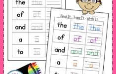 Read It Trace It Write It Fry s First 100 Sight Words Fun Early Learning
