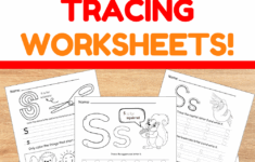 Super Letter S Tracing Worksheets Free Easy Print The Simple Homeschooler