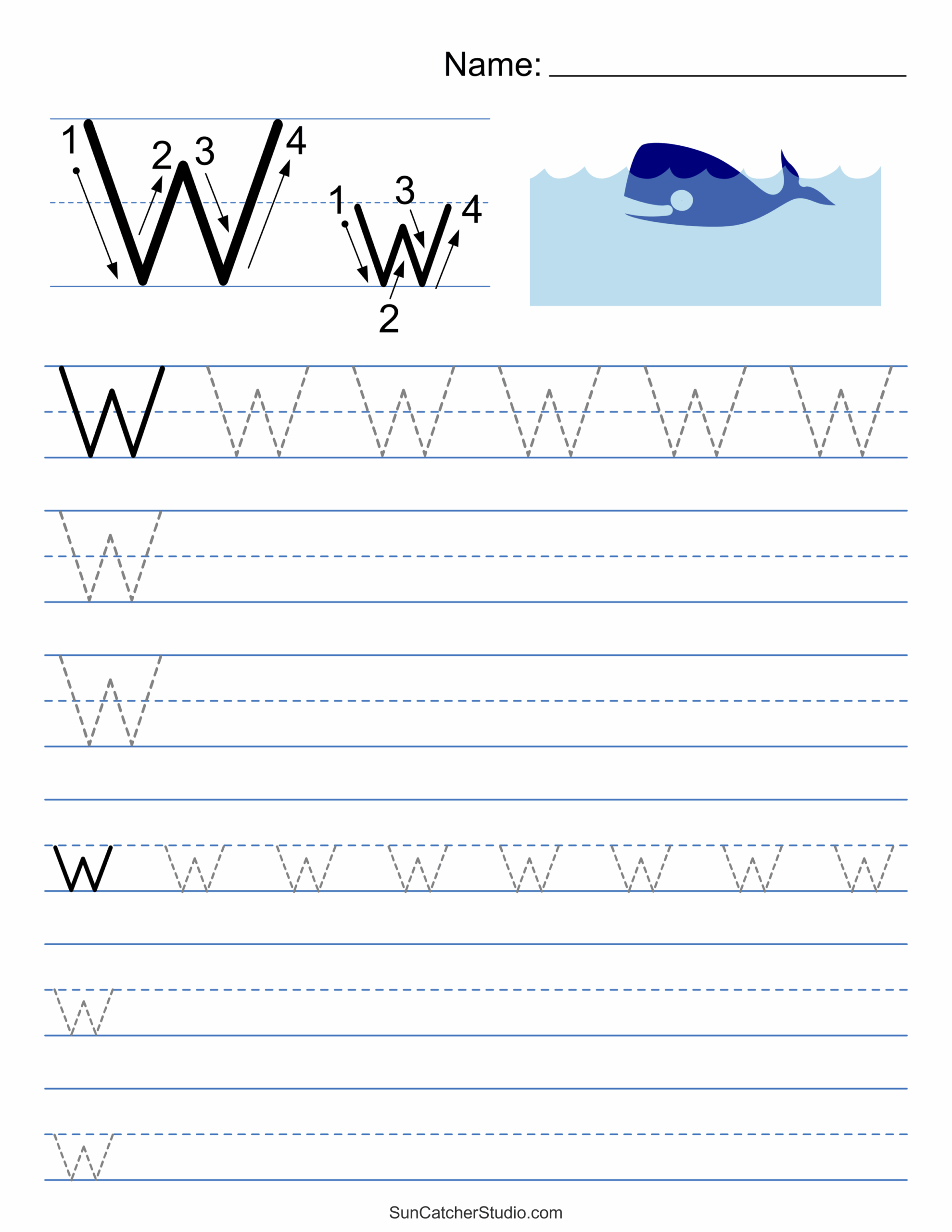Tracing Alphabet Letters Printable Handwriting Worksheets Free Printables Monograms Design Tools Patterns DIY Projects