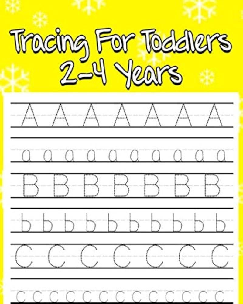 Letter Tracing Worksheets Toddlers