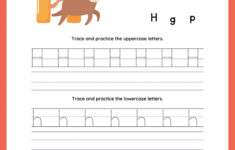 Tracing Letter H Worksheets For Preschool