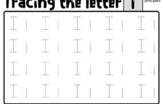 Tracing Letter I Worksheet