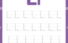 Tracing Letter L Alphabet Worksheet For Kindergarten And Preschool Kids For Handwriting Practice And Educational Activities In A Printable Page Illust Stock Vector Image Art Alamy