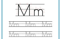 Tracing Letter M Worksheets For Preschool