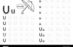 Tracing Letter U Hi res Stock Photography And Images Alamy