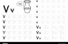 Tracing Letter V Hi res Stock Photography And Images Alamy