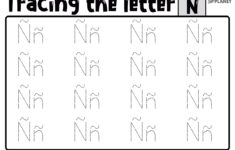 Tracing Letter Worksheet