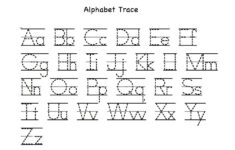 Tracing Letters Az Free Printable Printable Party Favors