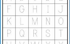 Tracing Letters Printable Printable Party Favors