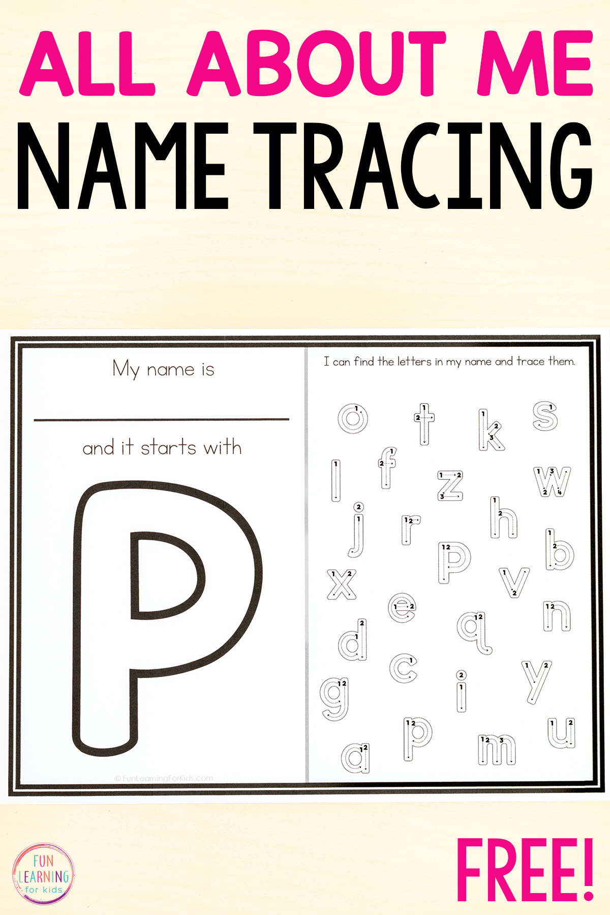 Name Letter Tracing Worksheets Free