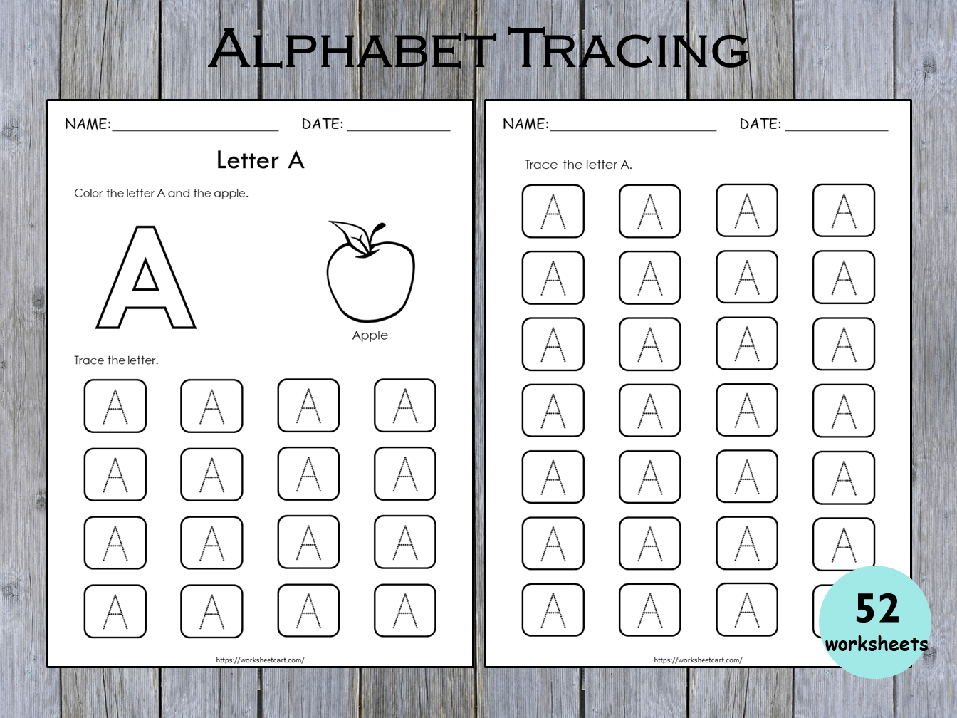 Uppercase Alphabet Tracing And Writing Worksheets For Toddlers Worksheets Library