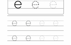 Uppercase Letter E Tracing Worksheet Doozy Moo