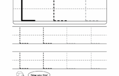 Uppercase Letter L Tracing Worksheet Doozy Moo
