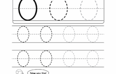 Uppercase Letter O Tracing Worksheet Doozy Moo